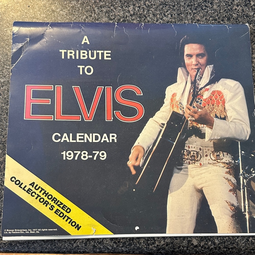 A Tribute to Elvis Calendar 1978-79